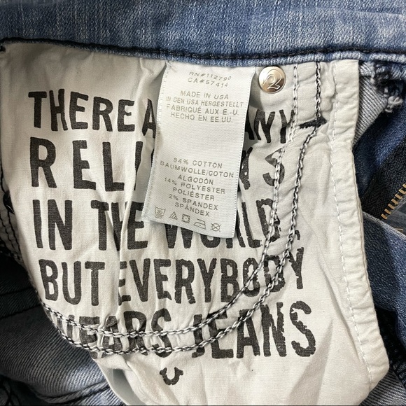 True Religion Low rise super skinny jean - Picture 4 of 6